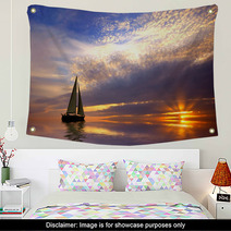 Sailing And Sunset Wall Art 2025055