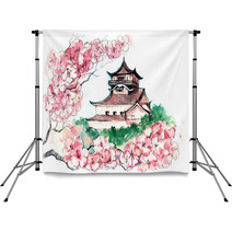 Sakura Backdrops 50585379