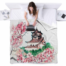 Sakura Blankets 50585379