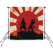 Samurai - Blood - Fight (epic Martial Art) Backdrops 50701047