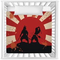 Samurai - Blood - Fight (epic Martial Art) Nursery Decor 50701047