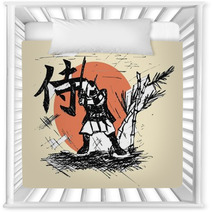 Samurai - Drawing Art (martial Art) Nursery Decor 52085568