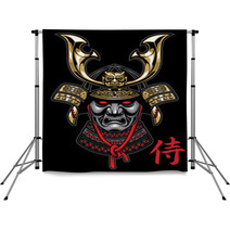Samurai Helmet In Detailed Backdrops 59880523