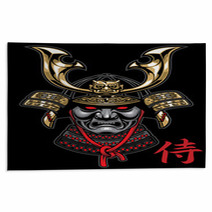 Samurai Helmet In Detailed Rugs 59880523