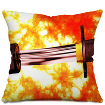 Samurai Katana 3D Artwork Pillows 59608247