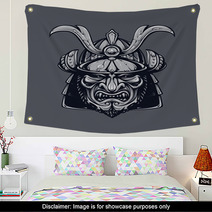 Samurai Mask Wall Art 59194920