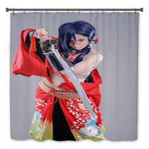 Samurai / Models Dressed In Their Favorite Heroes Bath Decor 92241764