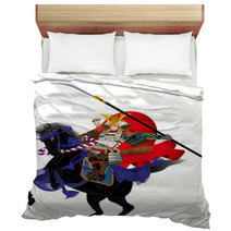 Samurai-style image illustration Bedding 63445663