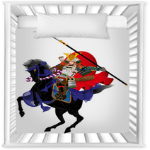 Samurai-style image illustration Nursery Decor 63445663