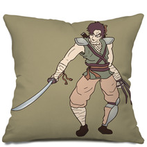 Samurai Warrior Pillows 85394418