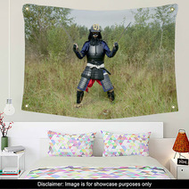 Samurai With Two Swords Wall Art 44465588