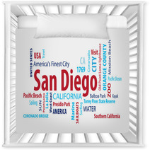 San Diego California Usa Nursery Decor 86297740
