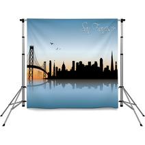 San Francisco Skyline Backdrops 57981627