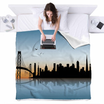 San Francisco Skyline Blankets 57981627