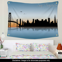 San Francisco Skyline Wall Art 57981627
