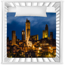 San Gimignano Night, Tuscany Nursery Decor 53138415