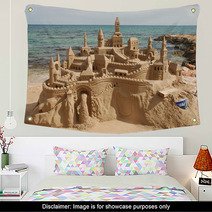 Sandcastle On The Beach Wall Art 4800003