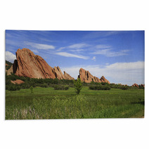 Sandstone Formation In Roxborough State Park In Colorado, USA Rugs 67889693