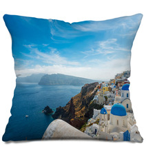 Santorini,Greece Pillows 65457672