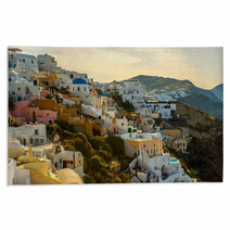 Santorini,Greece Rugs 65457859