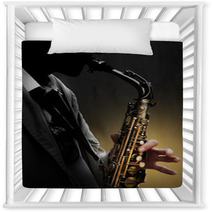 Saxophone In Shadow Nursery Decor 55226944