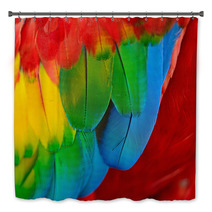 Scarlet Macaw Feathers Bath Decor 58075375