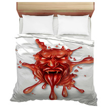 Scary Blood Bedding 55478937