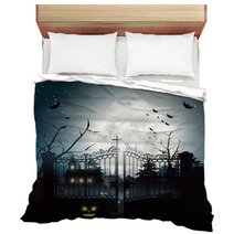 Scary Graveyard In The Woods Bedding 68390247