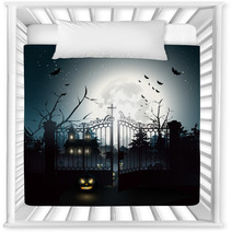 Scary Graveyard In The Woods Nursery Decor 68390247