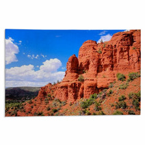 Scenic Red Cliffs At Sedona, Arizona, USA Rugs 62506749