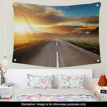 Scenic Route Through The Mountains Wall Art 43163002
