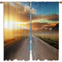 Scenic Route Through The Mountains Window Curtains 43163002