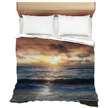 Scenic Sunrise On The Beach Bedding 27542534