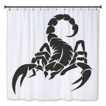 Scorpion Black Bath Decor 97233007