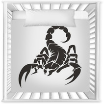 Scorpion Black Nursery Decor 97233007