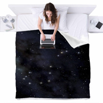 Scorpion Constellation In The Night Sky Blankets 69404750