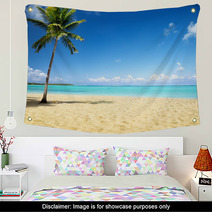 Sea And Coconut Palm Wall Art 19725695