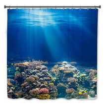 Sea Or Ocean Underwater Coral Reef Snorkeling Or Diving Backgrou Bath Decor 63761461