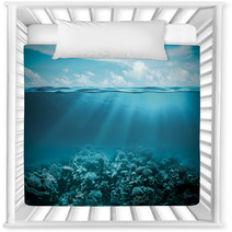 Sea Or Ocean Underwater Deep Nature Background Nursery Decor 79824432