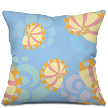 Sea Shells Background 1 Pillows 71416374
