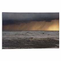 Sea Storm At Sunset Rugs 67887436