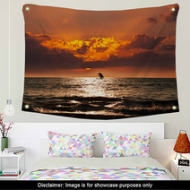 Sea Sunset Wall Art 48584739