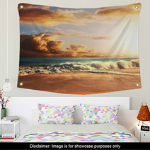 Sea Sunset Wall Art 52249270