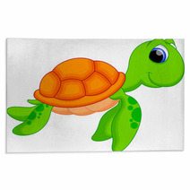 Sea Turtle Cartoon Rugs 60223984
