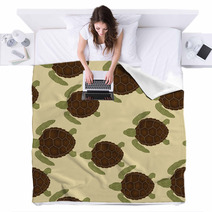 Sea Turtles Pattern Blankets 48203016