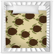 Sea Turtles Pattern Nursery Decor 48203016
