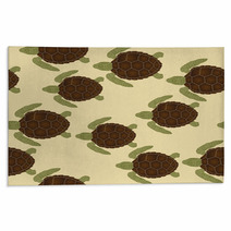 Sea Turtles Pattern Rugs 48203016
