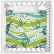 Sea Vector Pattern Nursery Decor 43461629