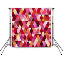 Seamless Abstract Geometric Triangle Pattern Backdrops 56339527