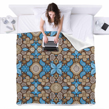 Seamless Abstract Pattern Blankets 47266893
